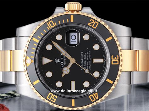 rolex d'oro quadrante nero|rolex sottomarino prezzo.